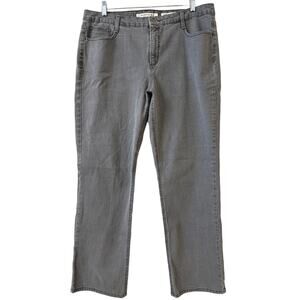 Jones New York Jeans Lexington Street Size 18W Silver Stud Embellished Pockets